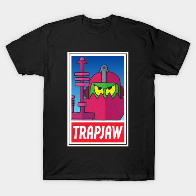 Trap Jaw Retro He Man Toy T-Shirt by Chris Nixt